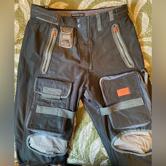 Rare G-Star - Exclusives - E LUGGAGE CARGO PANTS 2 in 1 - Mens - Waist 31 - Picture 3 of 16